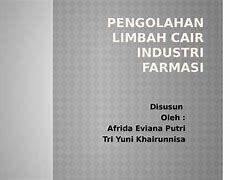 Contoh Limbah Cair Industri Farmasi